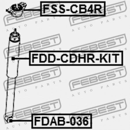 Κουζινέτο Πίσω Αμορτισέρ Ford Focus Cb8 2011 Eu Cv6z-18125-h
