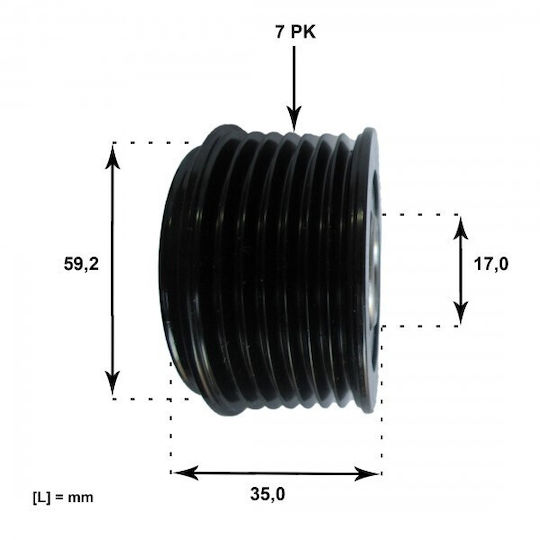 Poliță Alternator Ford Tranzit Yc1t10a352ac