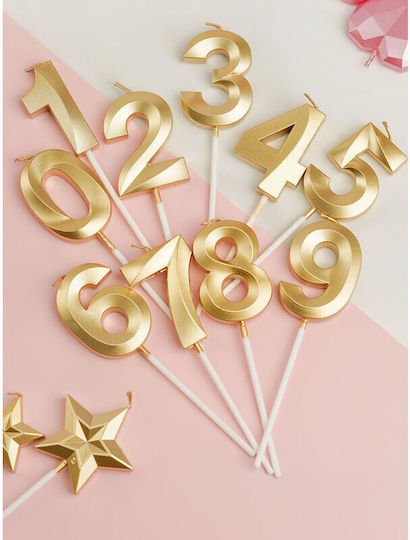 Birthday Candles Gold and Silver Number 2 Vc090-2