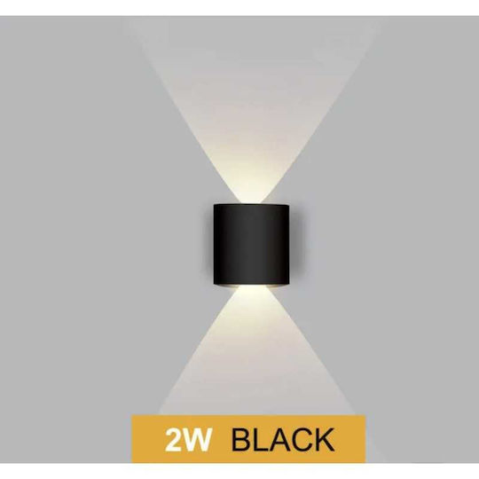 Lightplanet Wandmontiertes Außenlicht LED IP54 2W