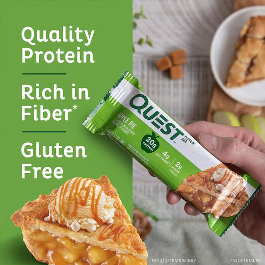 Quest Nutrition Μπάρα με 20gr Πρωτεΐνης & Γεύση Apple Pie 60gr