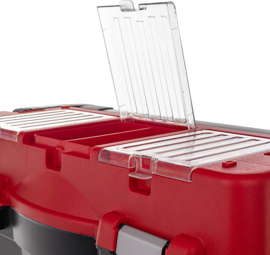 Kadax Pro Cutie de Unelte de Mână din Aluminiu cu Organizator de Capac
