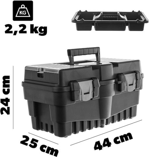 Kadax Pro Werkzeugkoffer Hand Kunststoff