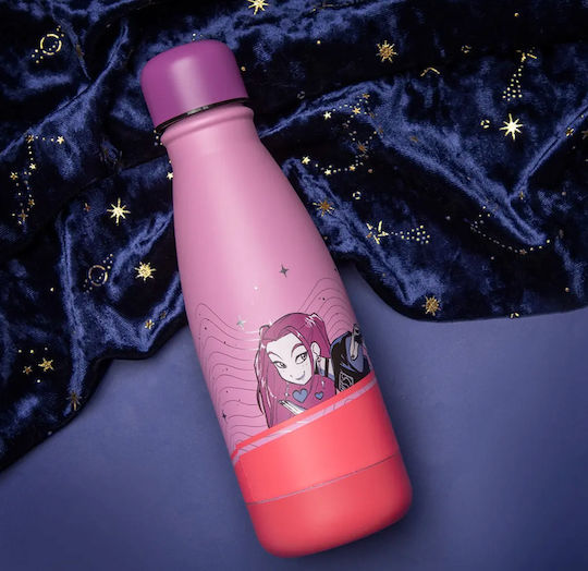 Cinereplicas Kpop Demon Hunters Kids Water Bottle K-Pop Demon Hunters Stainless Steel Grey 500ml