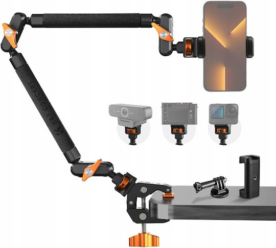Kf Magic Arm Mounting Arm 22" + Super Clamp Crab Clamp 1/4 3/8 K&f Kf31.201