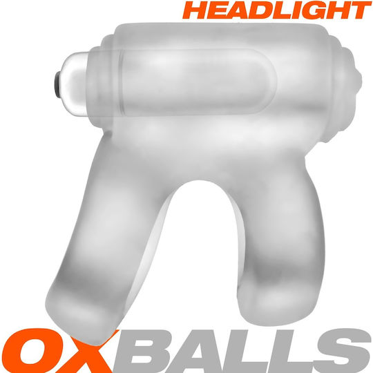 Oxballs Headlight Led Glow Silicone Shaft Holster Clear Ice