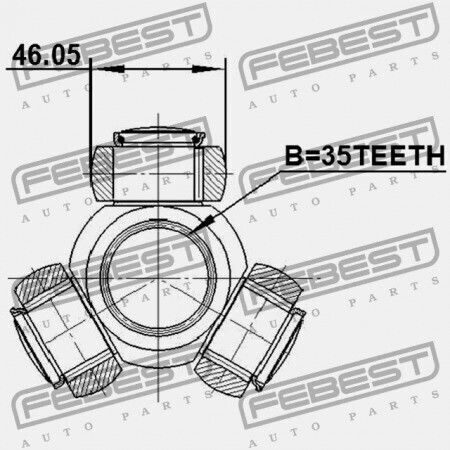Тойота Авалон Gsx30 Crossmember 2005.01-2012.10 Us 43410-07070
