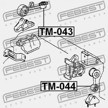 Δεξιό Μαξιλάρι Κινητήρα Toyota Camry Jpp Acv30 Mcv3 2001.07-2006.01 Us 12363-28061