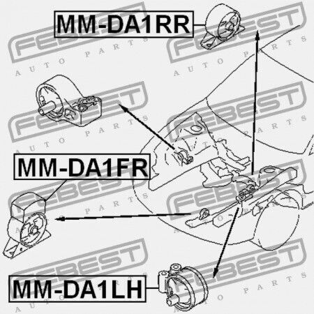 Suport Motor Fata Mitsubishi Carisma Da1-6a 1995.05-2003.12 Eur Nedcar Mr197132