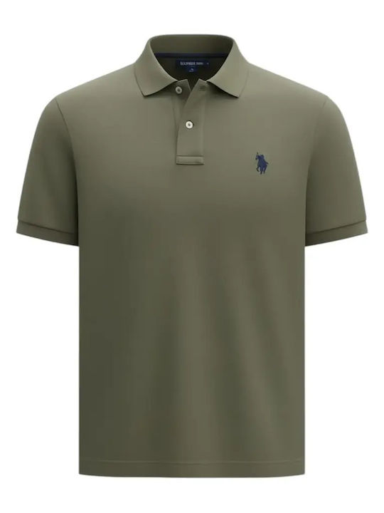 King Polo Short Sleeve Blouse Khaki
