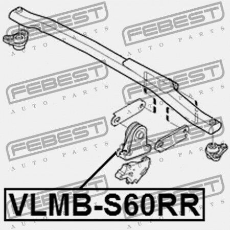 Πίσω Μαξιλαράκι Κινητήρα Volvo Xc90 2003 30680770