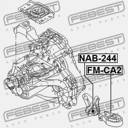 Febest Motorhalterung Ford Mondeo Ca2 2007-2014 Eu 1434852