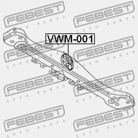 Febest Motorhalterung Für Audi Q7 2007-2015 Ca 7l0399249b