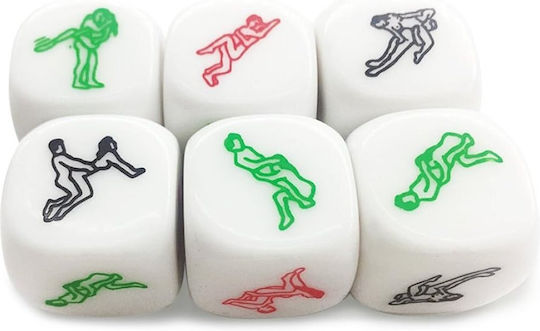Lucky Lovers Ερωτικό Παιχνίδι Ζαριών SMD-ZS-310-WHITE-6