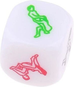 Lucky Lovers Ερωτικό Παιχνίδι Ζαριών SMD-ZS-310-WHITE-6