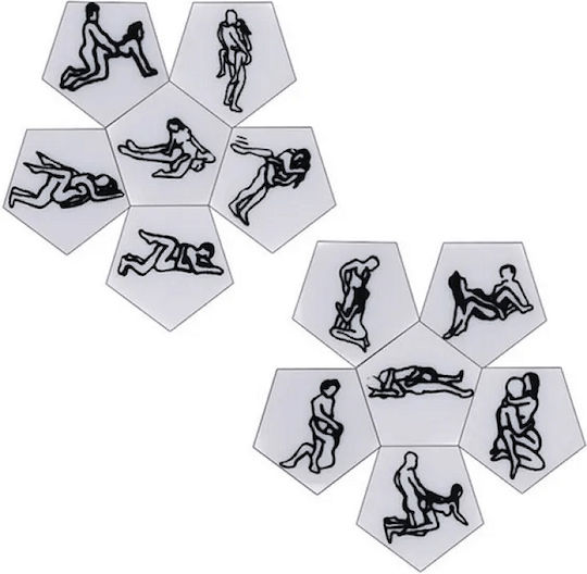 Lucky Lovers Ερωτικό Παιχνίδι Ζαριών SMD-ZS-310-WHITE