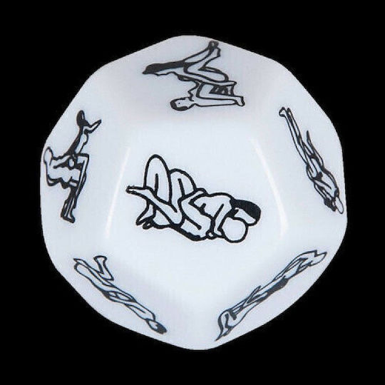 Lucky Lovers Ερωτικό Παιχνίδι Ζαριών SMD-ZS-310-WHITE