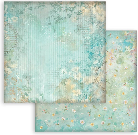 Χαρτιά Scrapbooking 10τεμ 20.3×20.3cm Stamperia Daisy Art Backgrounds