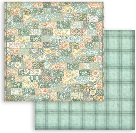 Χαρτιά Scrapbooking 10τεμ 20.3×20.3cm Stamperia Daisy Art Backgrounds