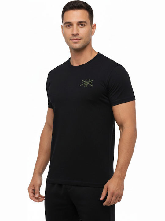 T-shirt Μαύρο