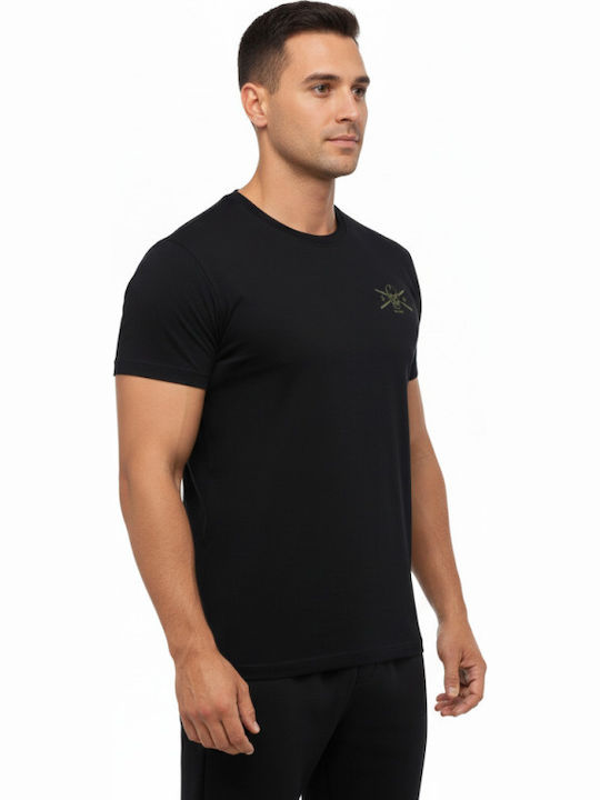T-shirt Μαύρο