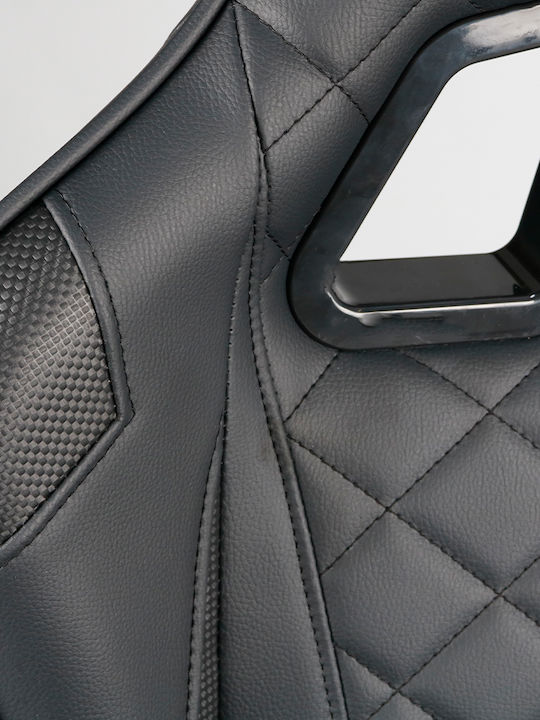 Gembird GC-03-BL Gaming Chair Artificial Leather with Adjustable Arms Black
