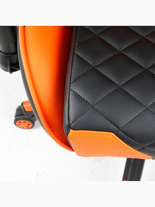 Gembird GC-03-BO Gaming Chair Artificial Leather with Adjustable Arms Black/Orange