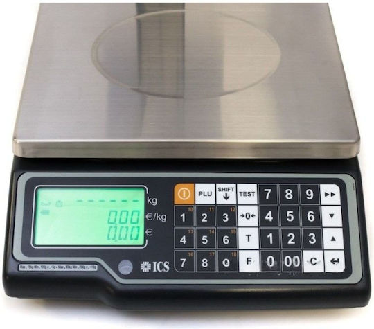 ICS G 325 Electronic Retail Scale with Weighing Capacity 30kg and Accuracy 10g ZYG-G325-30KG