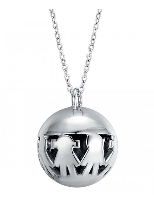 Luca Barra Necklace Mum from Steel