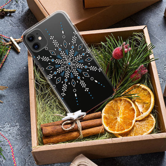 Xiaomi Redmi Note 9 Husa Telefon Fulgi De Zăpadă De Iarnă Transparentă
