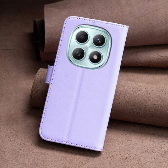 Θήκη Xiaomi Poco M8 5g Redmi Note 15 5g Redmi Note 15 4g Binfen Color Bf17 Flip Πορτοφόλι Συνθετικό Δέρμα Pu Tpu Μωβ Wallet Stand