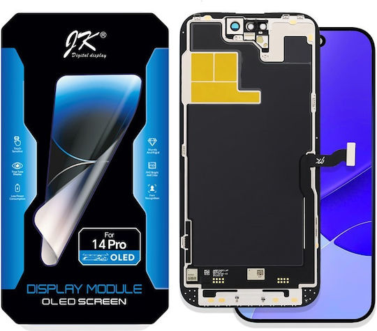 OLED Ersatzbildschirm mit Touch-Mechanismus für iPhone 14 Pro Nokia 6.1 Schwarz