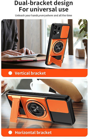 Handyhülle Nothing 3a Lite 5g Oem Harte Rückseite Pc+tpu Orange Stand