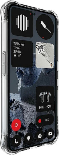 Imak Handyhülle Nothing 3a Lite 5g Rückseitencover Tpu Transparent Nackenriemen