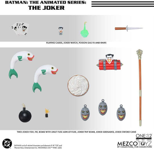 Batman Animated Series Action Figure 1/12 Joker 17 Cm