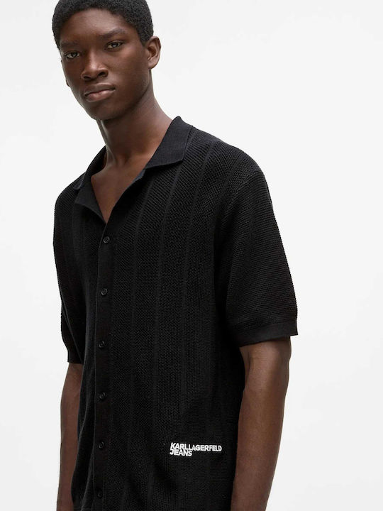 Polo Blouse Black