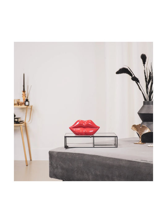 Housevitamin Декоративна Ваза Lip Червена