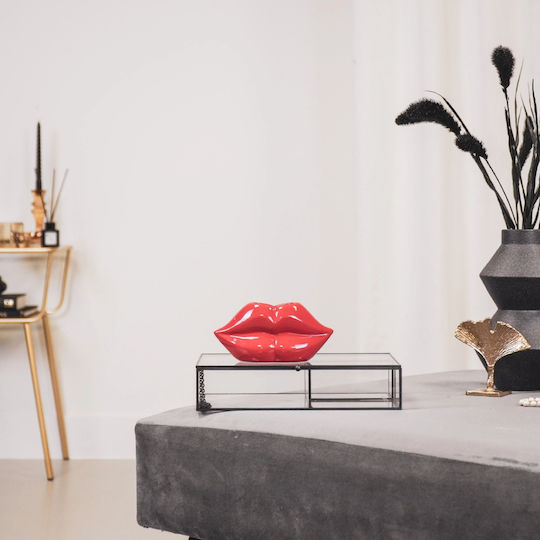 Housevitamin Διακοσμητικό Βάζο Lip Red
