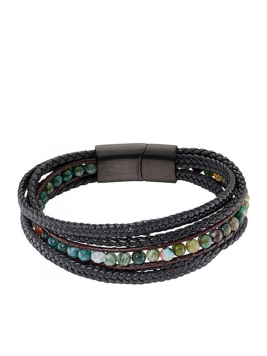 Verorama Herren Lederarmband
