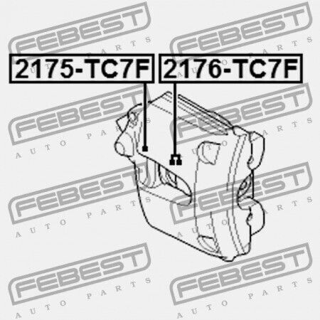 Κιτ Επισκευής Μπροστινή Δαγκάνα Φρένων Ford Transit Connect Tc7 2002-2013 Eu 5039027