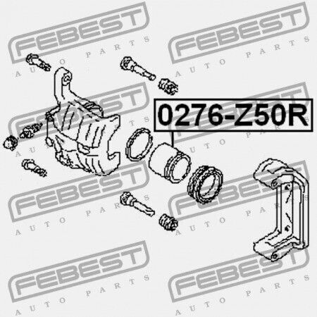 Έμβολο Δαγκάνας Πίσω Φρένου Nissan 350z Z33 2002.06-2008.10 Us 44126-al500