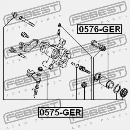 Έμβολο Δαγκάνας Πίσω Φρένου Mazda 626 Ge 1991-1994 Eu Ga2e-26-71xa