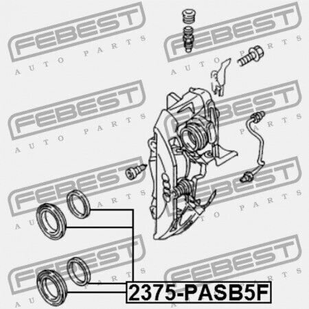 Кит Ремонтен Преден Спирачен Апарат Audi A6 1998-2005 Mex 4d0698471