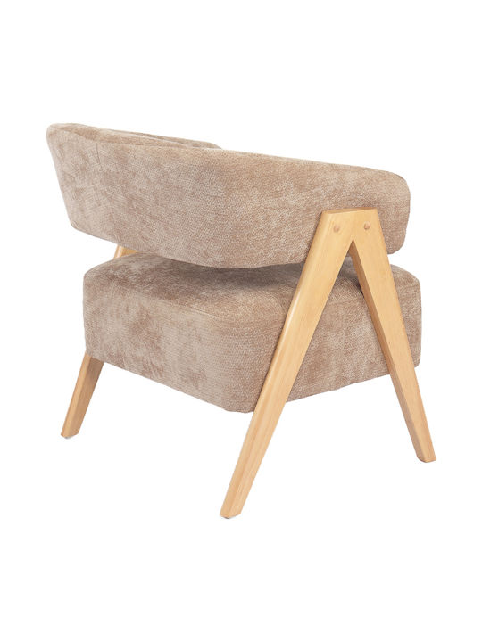 Barton Brown Armchair 67x66x74cm