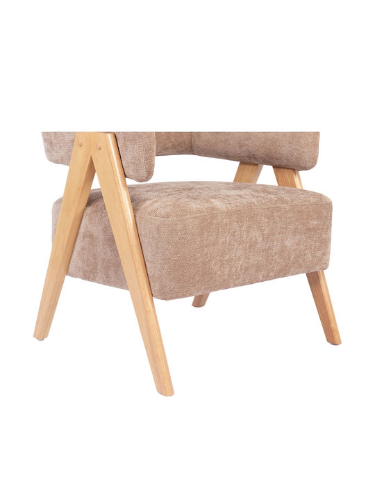 Barton Brown Armchair 67x66x74cm