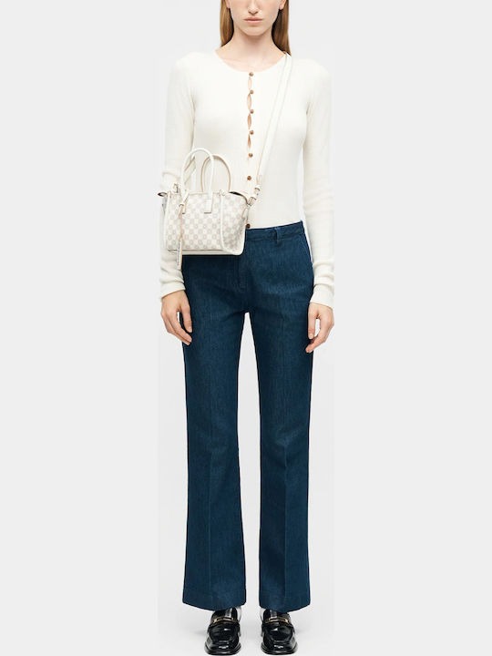 Women's White Shoulder Bag
