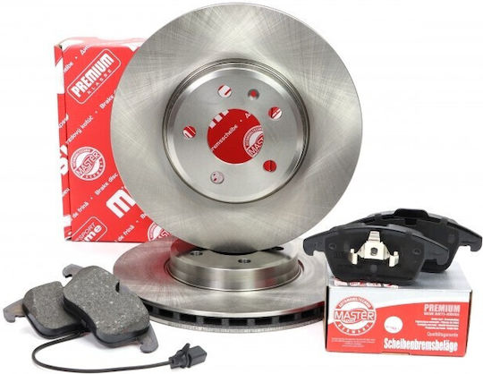Set Discuri Plăcuțe Frână Partea Din Față Audi A4 A5 8k0698151f