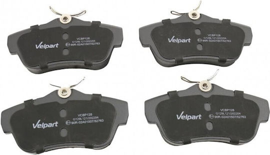 Τακάκια Φρένων Fiat Scudo 07 Πίσω Χωρίς Αισθητήρα Su001b4360