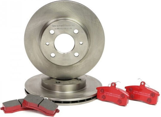 Set Discuri Și Plăcuțe De Frână Partea Din Față Lada 110 111 112 2110-3501070