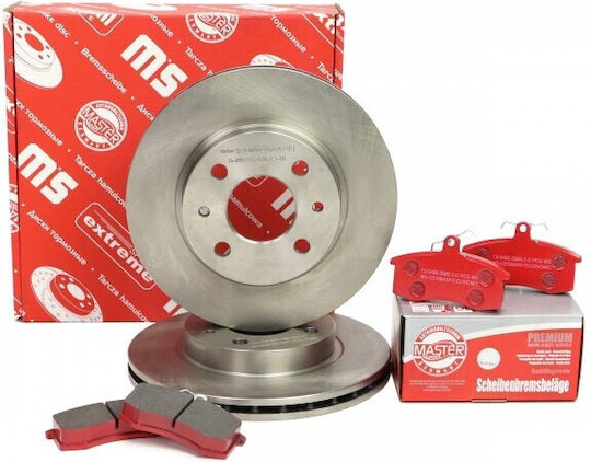 Set Discuri Și Plăcuțe De Frână Partea Din Față Lada 110 111 112 2110-3501070
